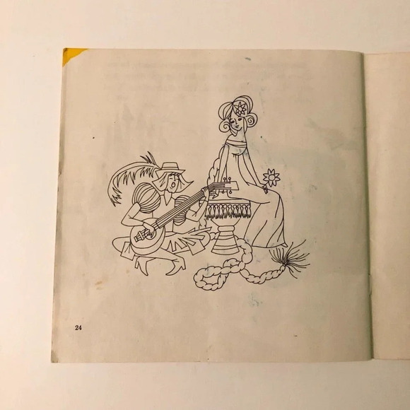 Vintage 1970 Disney The Story of Rapunzel Book Only  No Record - Picture 13 of 16